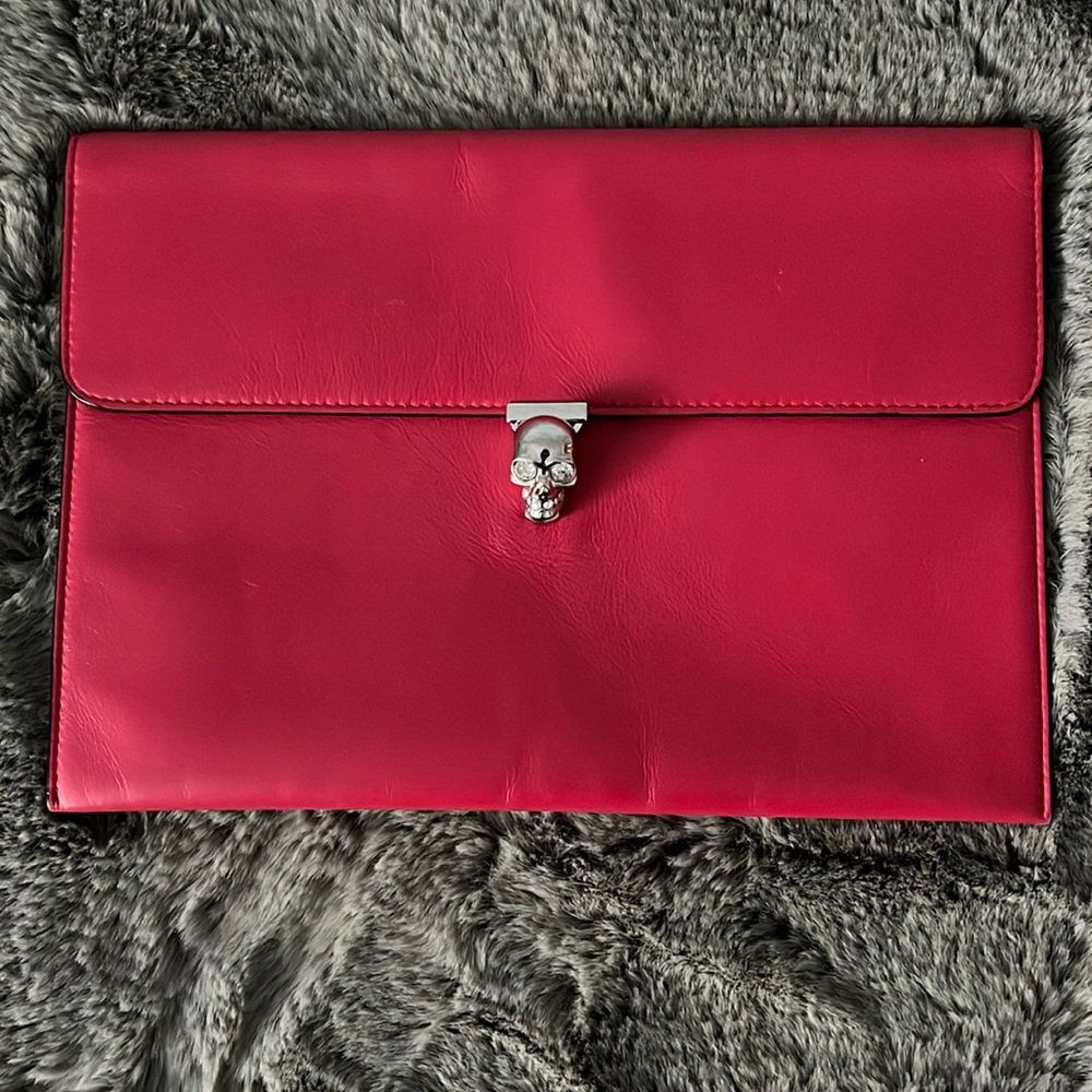 Alexander McQueen envelope clutch